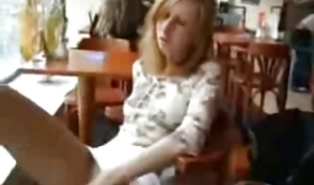 Chef licked blonde in stockings and pulled on the table