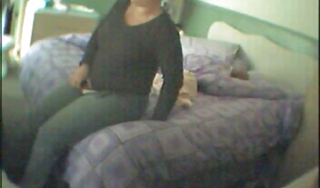 Active hairpin young blonde girlfriend on the bed